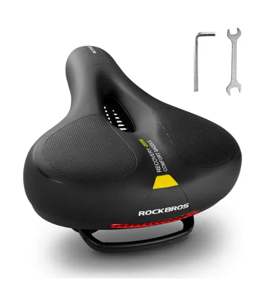 Comfort Bike Saddle Soft Wide Seat